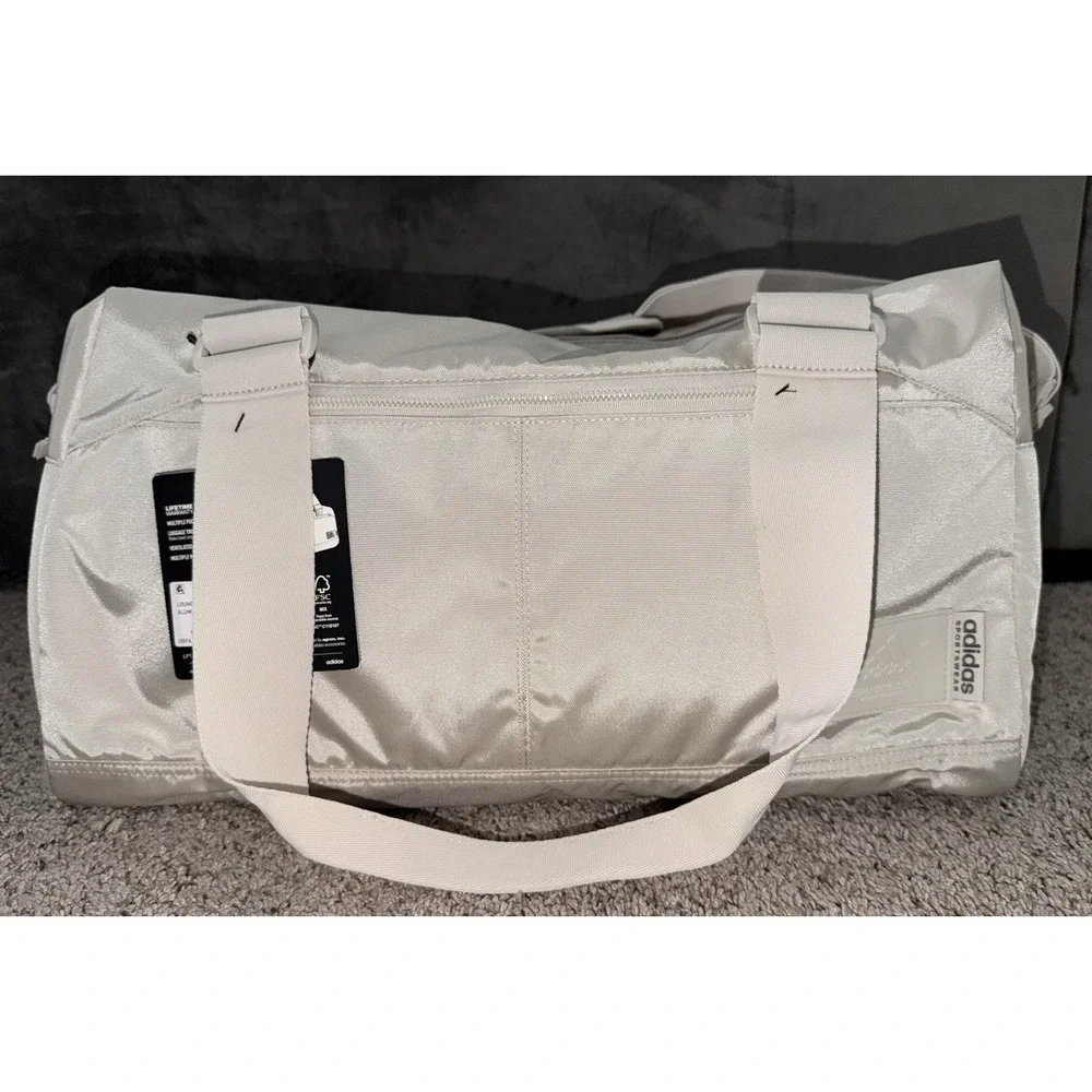 adidas Alumina / Beige‎ Unisex Lounge Duffel (5158448) NWT